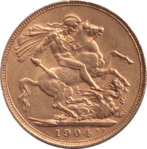 1904 GOLD SOVEREIGN ( GVF ) - SOVEREIGN - Cambridgeshire Coins