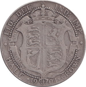 1904 HALFCROWN ( F ) - HALFCROWN - Cambridgeshire Coins