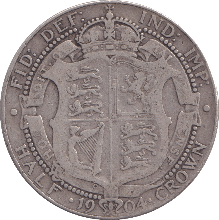 1904 HALFCROWN ( F ) - HALFCROWN - Cambridgeshire Coins