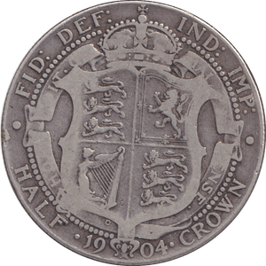 1904 HALFCROWN ( FINE ) - HALFCROWN - Cambridgeshire Coins