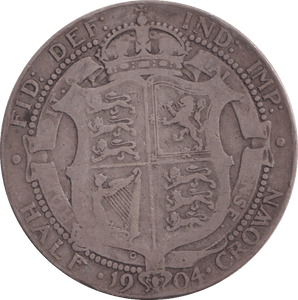 1904 HALFCROWN ( FINE ) - HALFCROWN - Cambridgeshire Coins