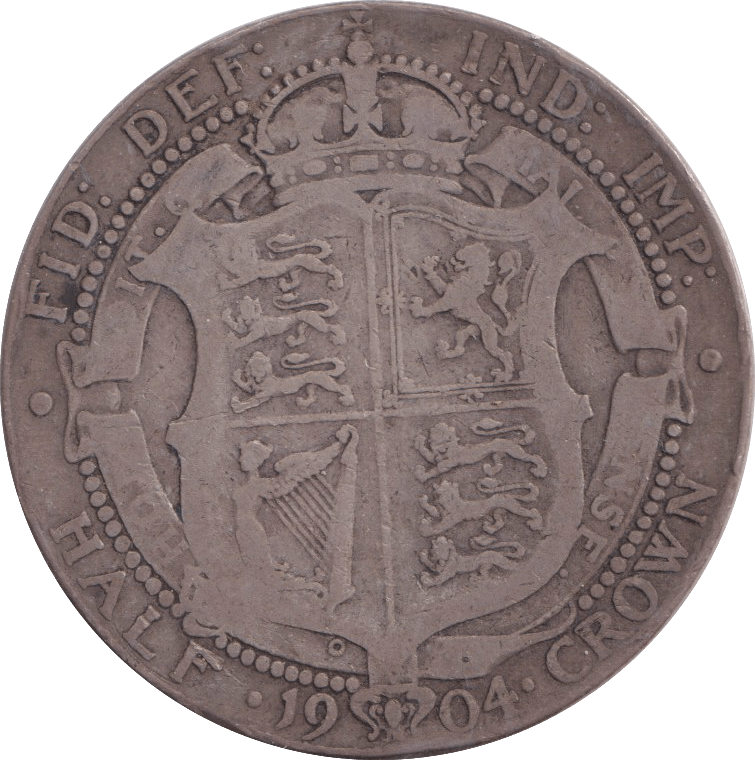 1904 HALFCROWN ( FINE ) - HALFCROWN - Cambridgeshire Coins