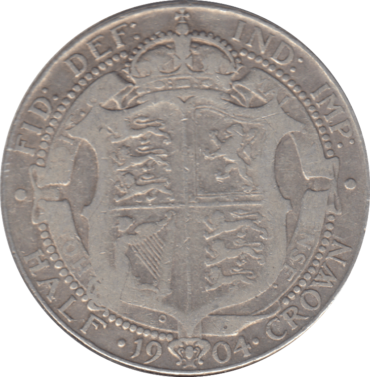 1904 HALFCROWN ( FINE ) - HALFCROWN - Cambridgeshire Coins