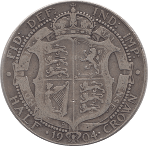 1904 HALFCROWN ( FINE ) - HALFCROWN - Cambridgeshire Coins