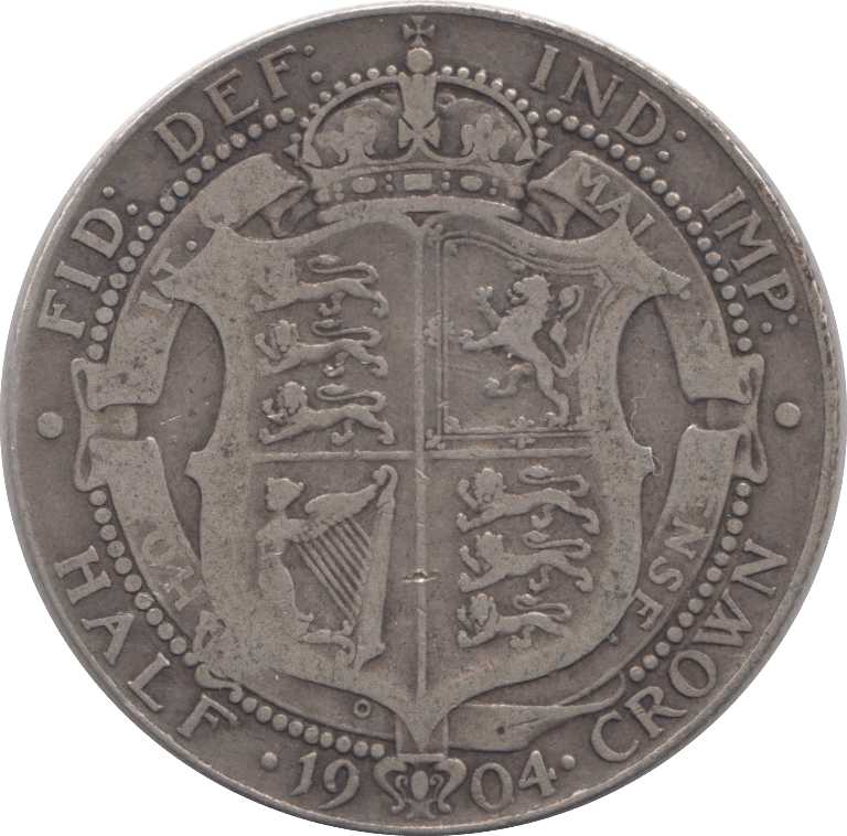 1904 HALFCROWN ( FINE ) - HALFCROWN - Cambridgeshire Coins