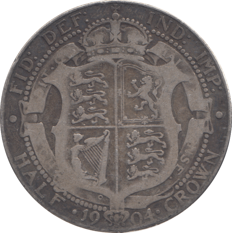 1904 HALFCROWN ( FINE ) - HALFCROWN - Cambridgeshire Coins