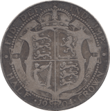 1904 HALFCROWN ( FINE ) - HALFCROWN - Cambridgeshire Coins