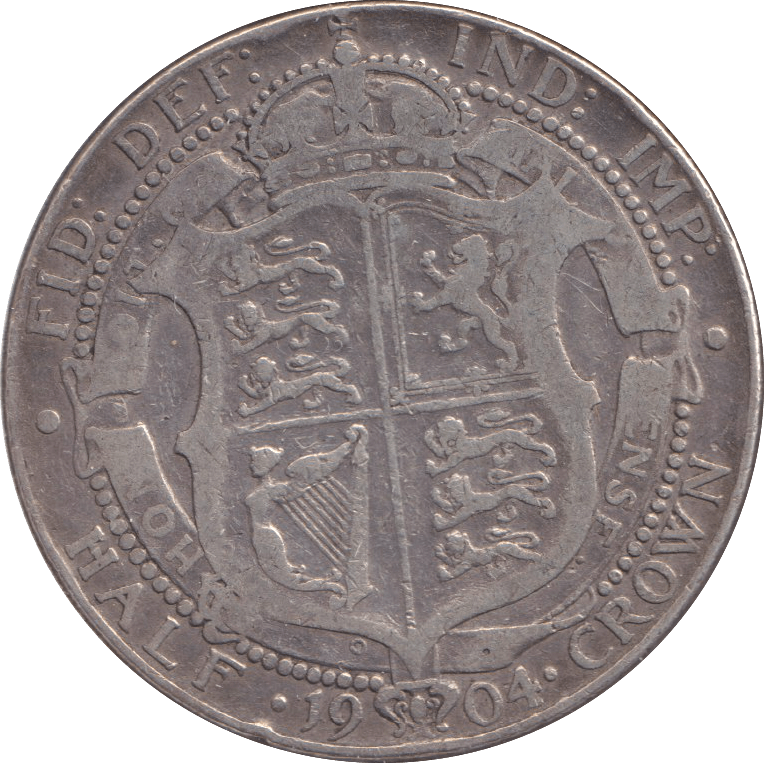 1904 HALFCROWN ( FINE ) - WORLD COINS - Cambridgeshire Coins