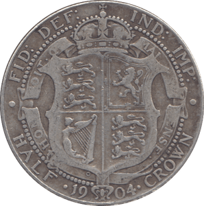 1904 HALFCROWN ( FINE ) - WORLD COINS - Cambridgeshire Coins