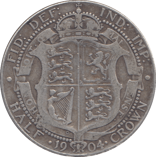 1904 HALFCROWN ( FINE ) - WORLD COINS - Cambridgeshire Coins