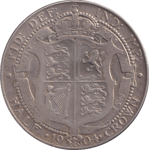 1904 HALFCROWN ( FINE ) - WORLD COINS - Cambridgeshire Coins