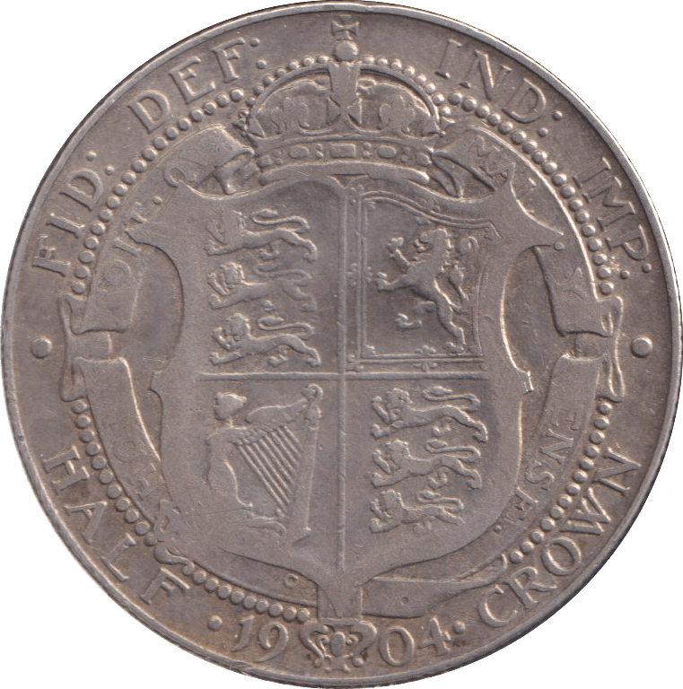 1904 HALFCROWN ( FINE ) - WORLD COINS - Cambridgeshire Coins