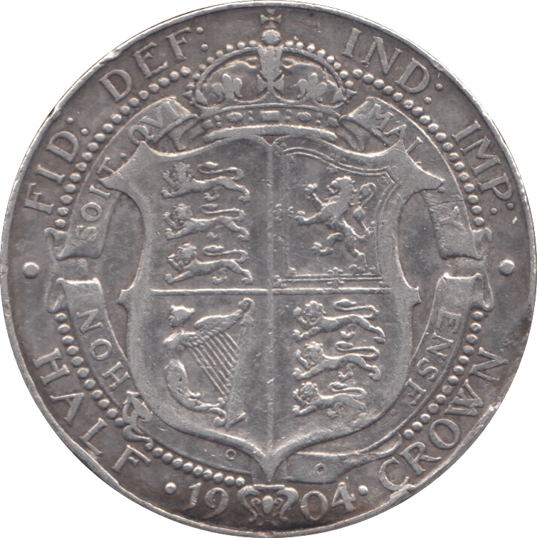 1904 HALFCROWN ( GF ) - HALFCROWN - Cambridgeshire Coins