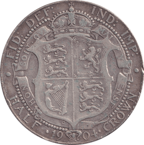 1904 HALFCROWN ( GF ) - Halfcrown - Cambridgeshire Coins