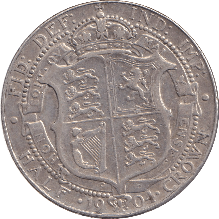 1904 HALFCROWN ( GF ) - HALFCROWN - Cambridgeshire Coins