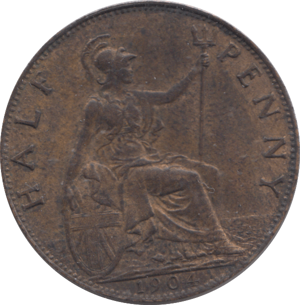 1904 HALFPENNY ( EF ) - HALFPENNY - Cambridgeshire Coins