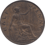 1904 HALFPENNY ( EF ) - HALFPENNY - Cambridgeshire Coins