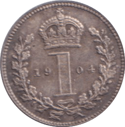 1904 MAUNDY ONE PENNY 7 ( UNC ) - MAUNDY ONE PENNY - Cambridgeshire Coins