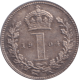 1904 MAUNDY ONE PENNY 7 ( UNC ) - MAUNDY ONE PENNY - Cambridgeshire Coins