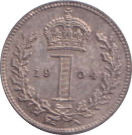 1904 MAUNDY ONE PENNY ( UNC ) 3 - MAUNDY ONE PENNY - Cambridgeshire Coins