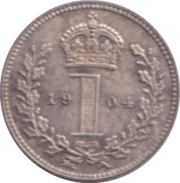 1904 MAUNDY ONE PENNY ( UNC ) 6 - MAUNDY ONE PENNY - Cambridgeshire Coins