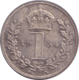 1904 MAUNDY ONE PENNY ( UNC ) 6 - MAUNDY ONE PENNY - Cambridgeshire Coins
