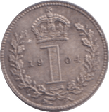 1904 MAUNDY ONE PENNY ( UNC ) 8 - MAUNDY ONE PENNY - Cambridgeshire Coins