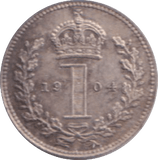 1904 MAUNDY ONE PENNY ( UNC ) 9 - MAUNDY ONE PENNY - Cambridgeshire Coins