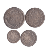 1904 MAUNDY SET EDWARD VII - Maundy Set - Cambridgeshire Coins