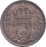 1904 MAUNDY THREEPENCE ( UNC ) 5 - MAUNDY THREEPENCE - Cambridgeshire Coins