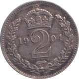 1904 MAUNDY TWOPENCE ( GVF ) - MAUNDY TWOPENCE - Cambridgeshire Coins