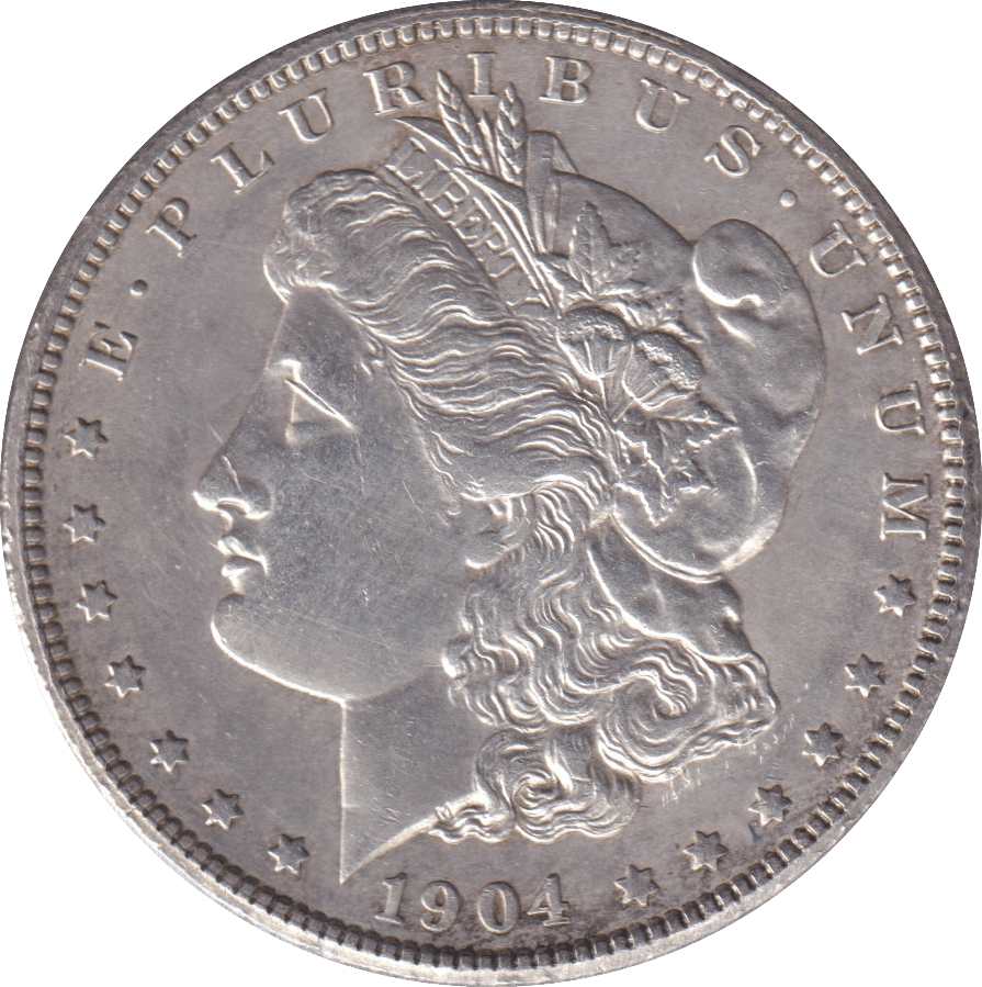 1904 MORGAN DOLLAR USA NEW ORLEANS MINT - SILVER WORLD COINS - Cambridgeshire Coins