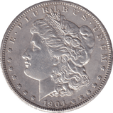 1904 MORGAN DOLLAR USA NEW ORLEANS MINT - SILVER WORLD COINS - Cambridgeshire Coins