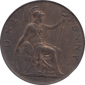 1904 PENNY ( AUNC ) - PENNY - Cambridgeshire Coins