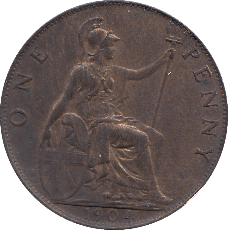 1904 PENNY ( AUNC ) - PENNY - Cambridgeshire Coins