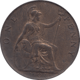 1904 PENNY ( AUNC ) - PENNY - Cambridgeshire Coins