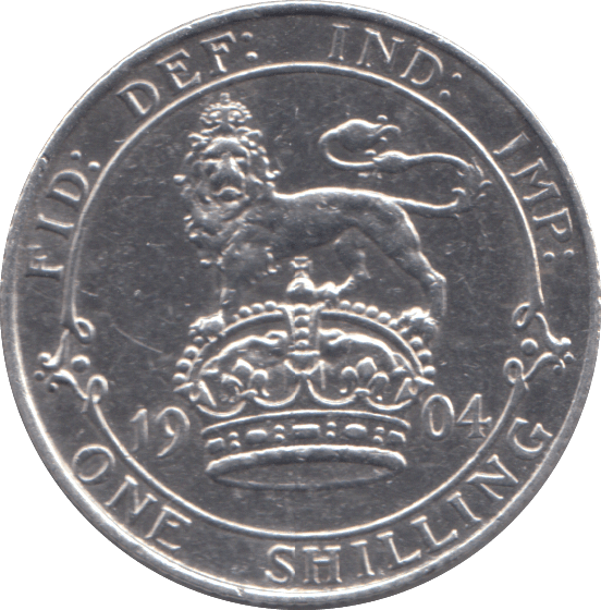 1904 SHILLING ( EF ) - SHILLING - Cambridgeshire Coins