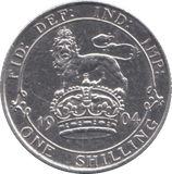 1904 SHILLING ( EF ) - SHILLING - Cambridgeshire Coins
