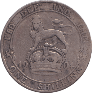 1904 SHILLING ( FINE ) 1 - SHILLING - Cambridgeshire Coins