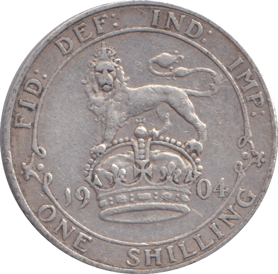 1904 SHILLING ( FINE ) - SHILLING - Cambridgeshire Coins