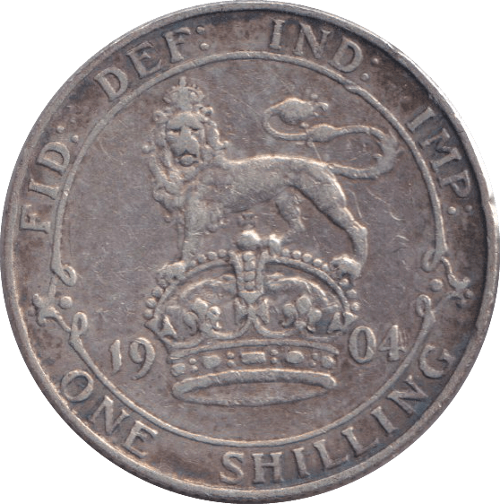 1904 SHILLING ( FINE ) - SHILLING - Cambridgeshire Coins