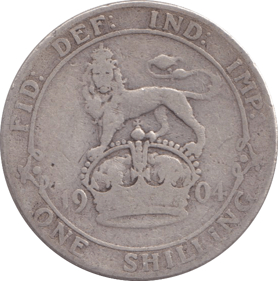 1904 SHILLING ( FINE ) - SHILLING - Cambridgeshire Coins