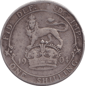 1904 SHILLING ( FINE ) - SHILLING - Cambridgeshire Coins