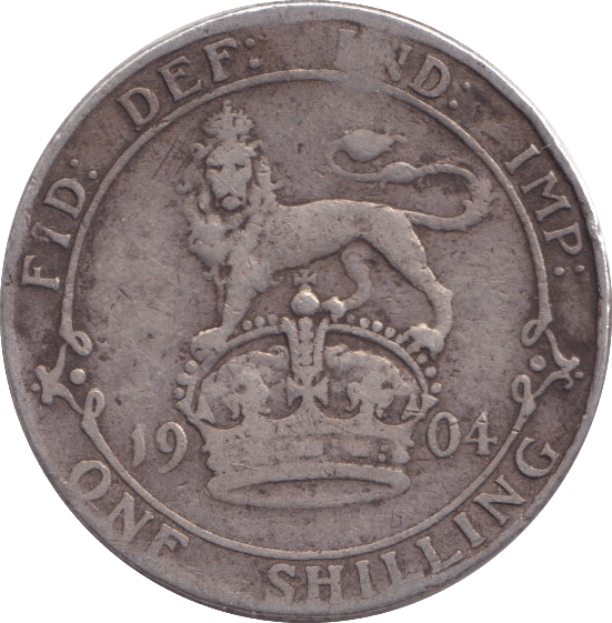 1904 SHILLING ( FINE ) - SHILLING - Cambridgeshire Coins