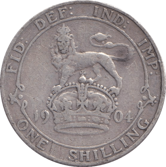 1904 SHILLING ( FINE ) - SHILLING - Cambridgeshire Coins