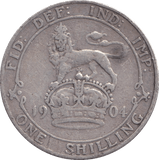 1904 SHILLING ( FINE ) - SHILLING - Cambridgeshire Coins