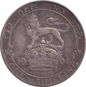 1904 SHILLING ( GF ) - SHILLING - Cambridgeshire Coins