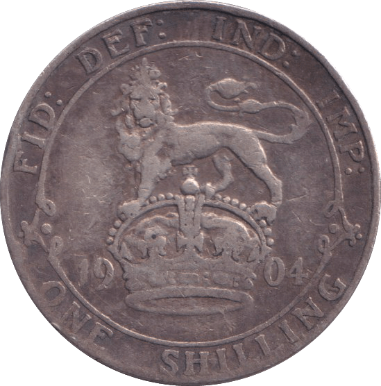 1904 SHILLING ( GF ) - SHILLING - Cambridgeshire Coins