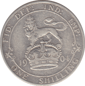 1904 SHILLING ( GF ) - SHILLING - Cambridgeshire Coins