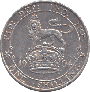 1904 SHILLING ( GVF ) - SHILLING - Cambridgeshire Coins